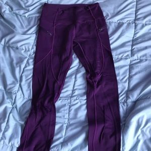 magenta purple lululemon leggings